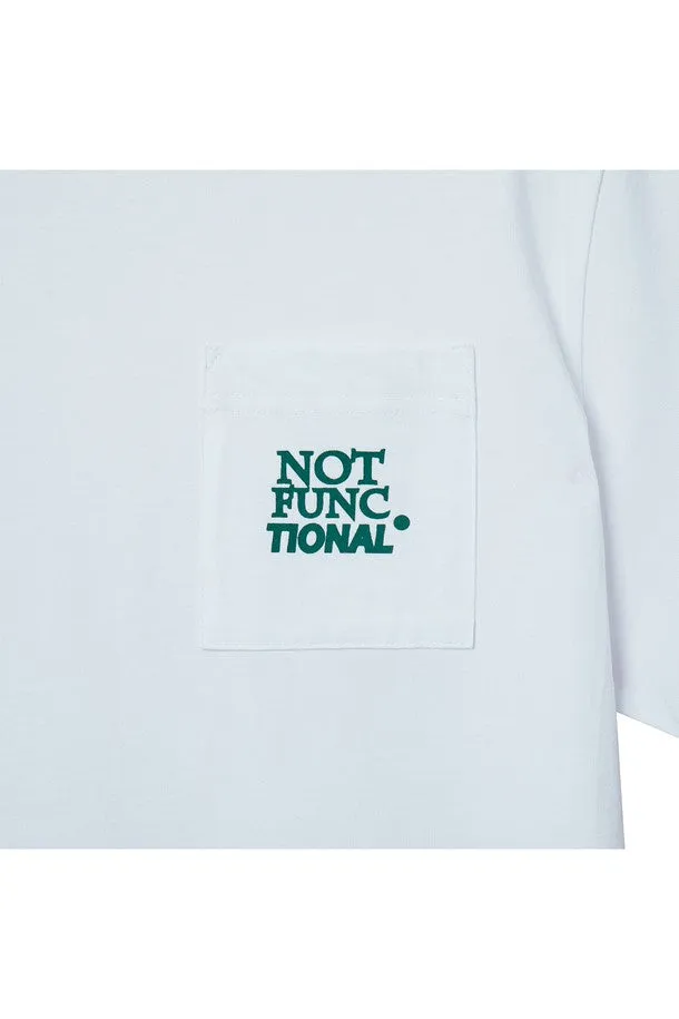 ‘NOT FUNCTIONAL’ PRINTED ROUND T-SHIRT