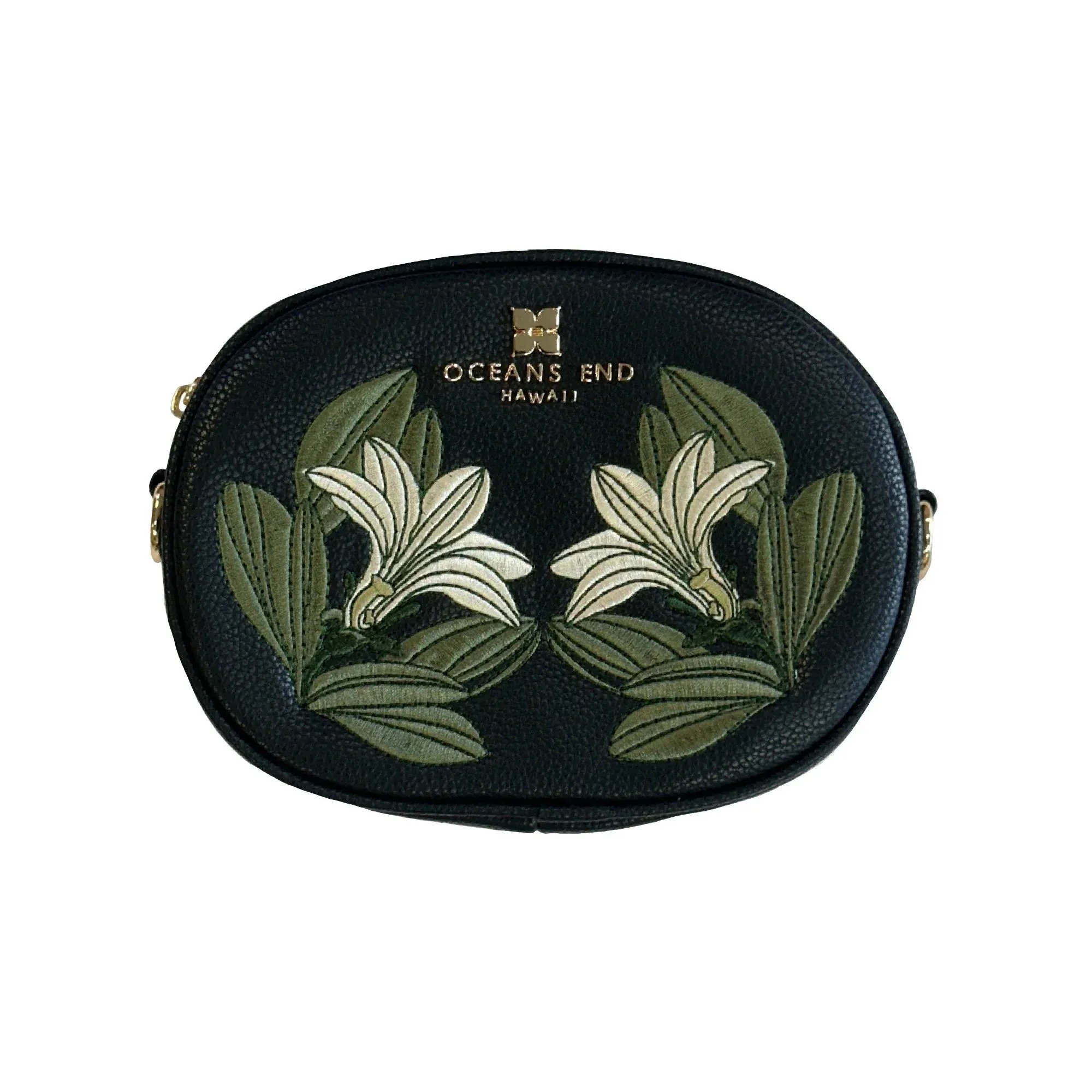 Oceans End Naupaka Crossbody Onyx
