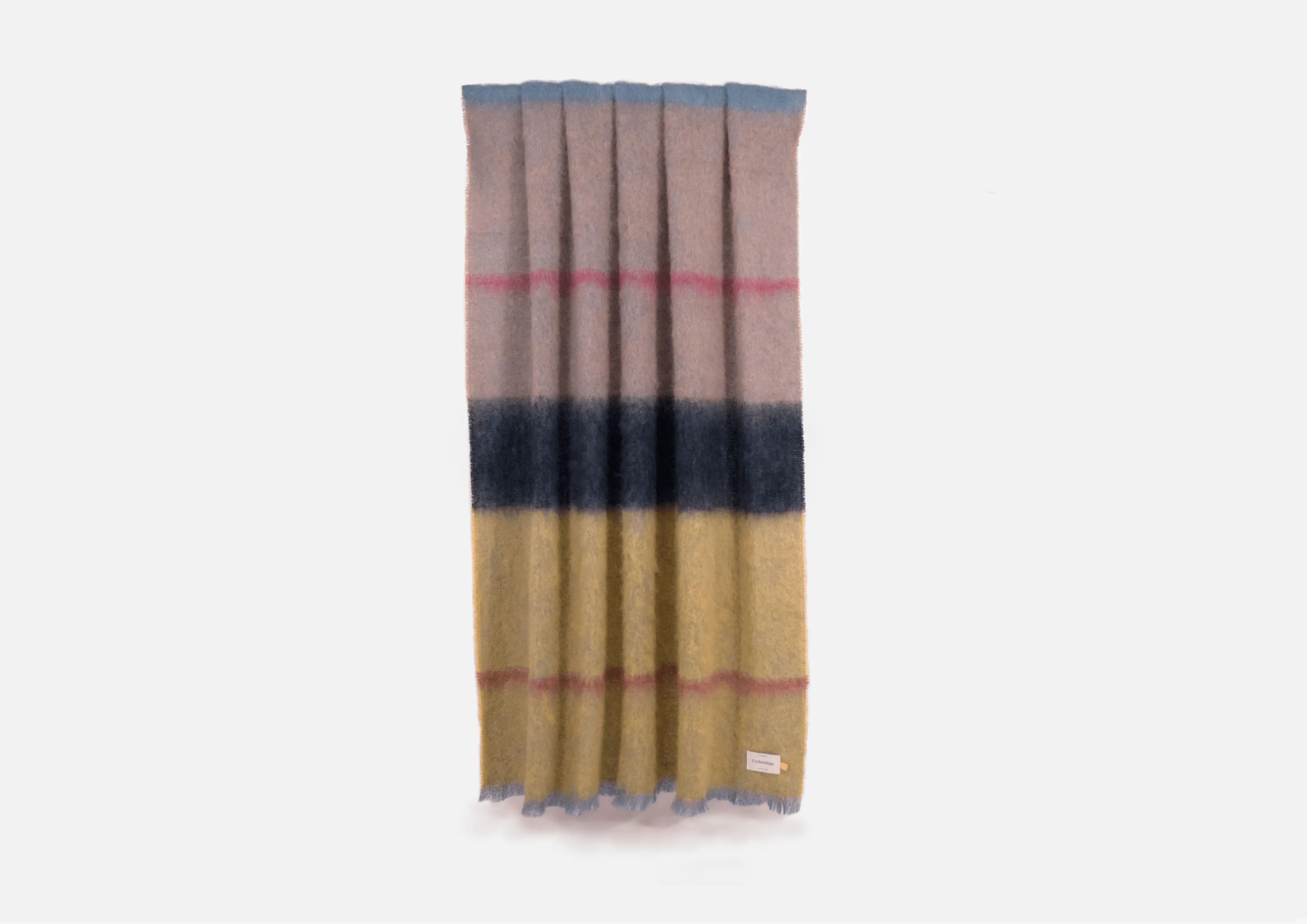 Ochre Boher Mohair XThrow Blanket