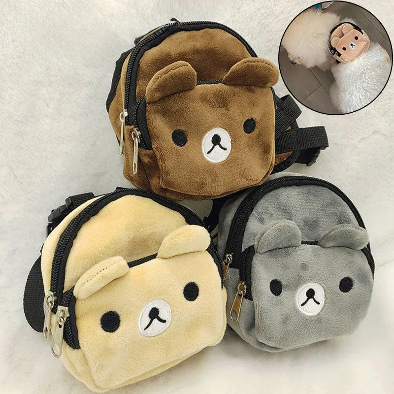 Pat and Pet Emporium | Pet Bags | Cute Plush Doggie Backpack