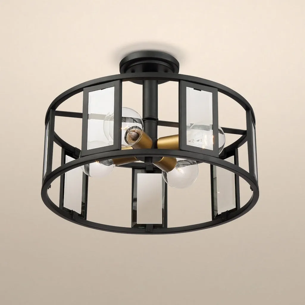 PAYNE 4 LIGHT SEMI-FLUSH