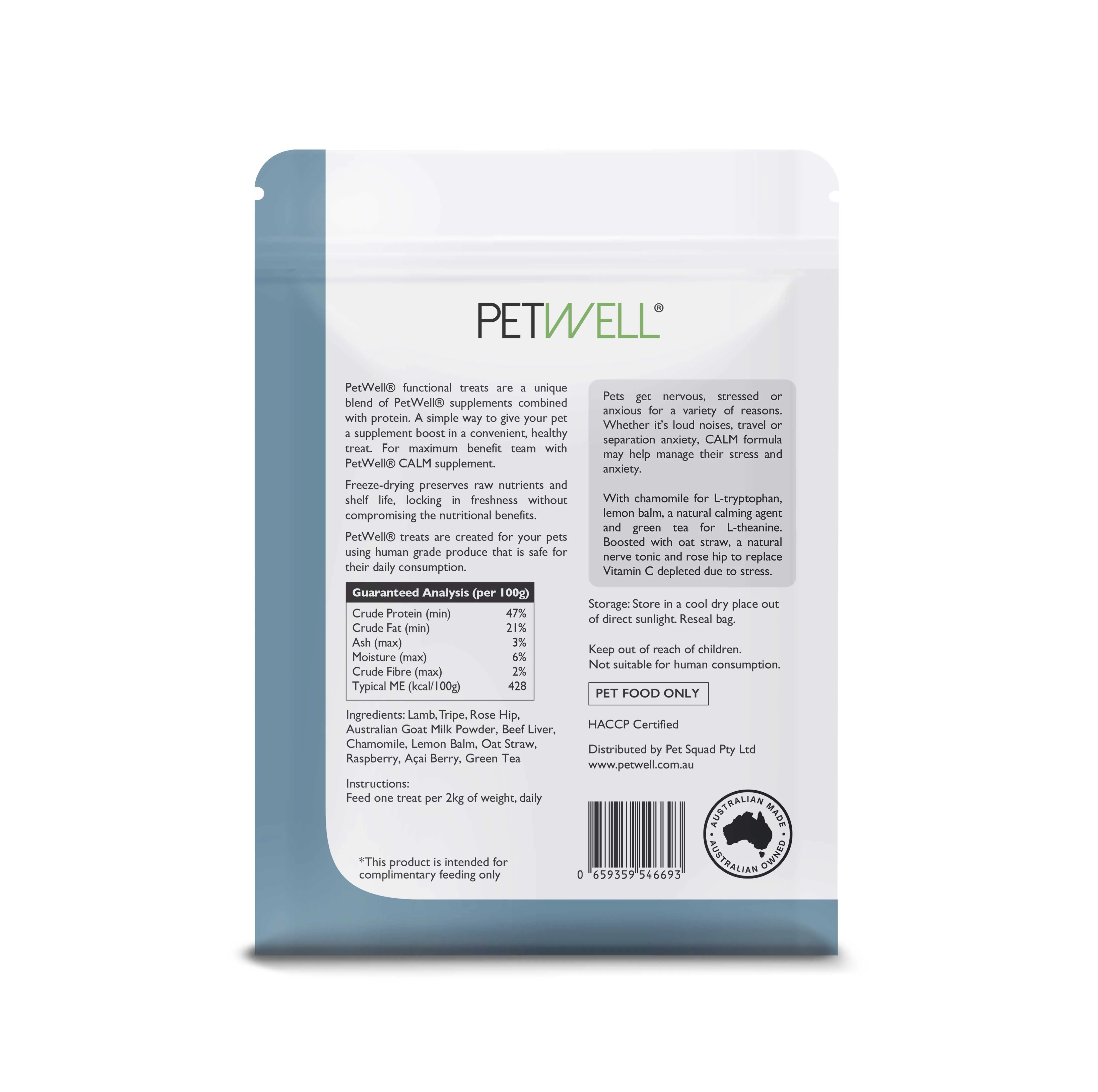 PetWell CALM   LAMB Functional Treats