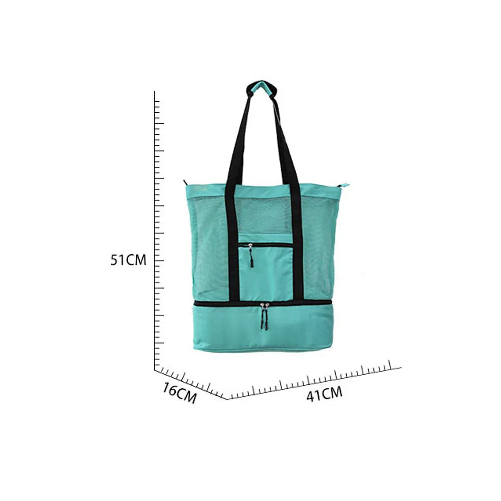Picnic Tote Bag with Cooler Bag compartment