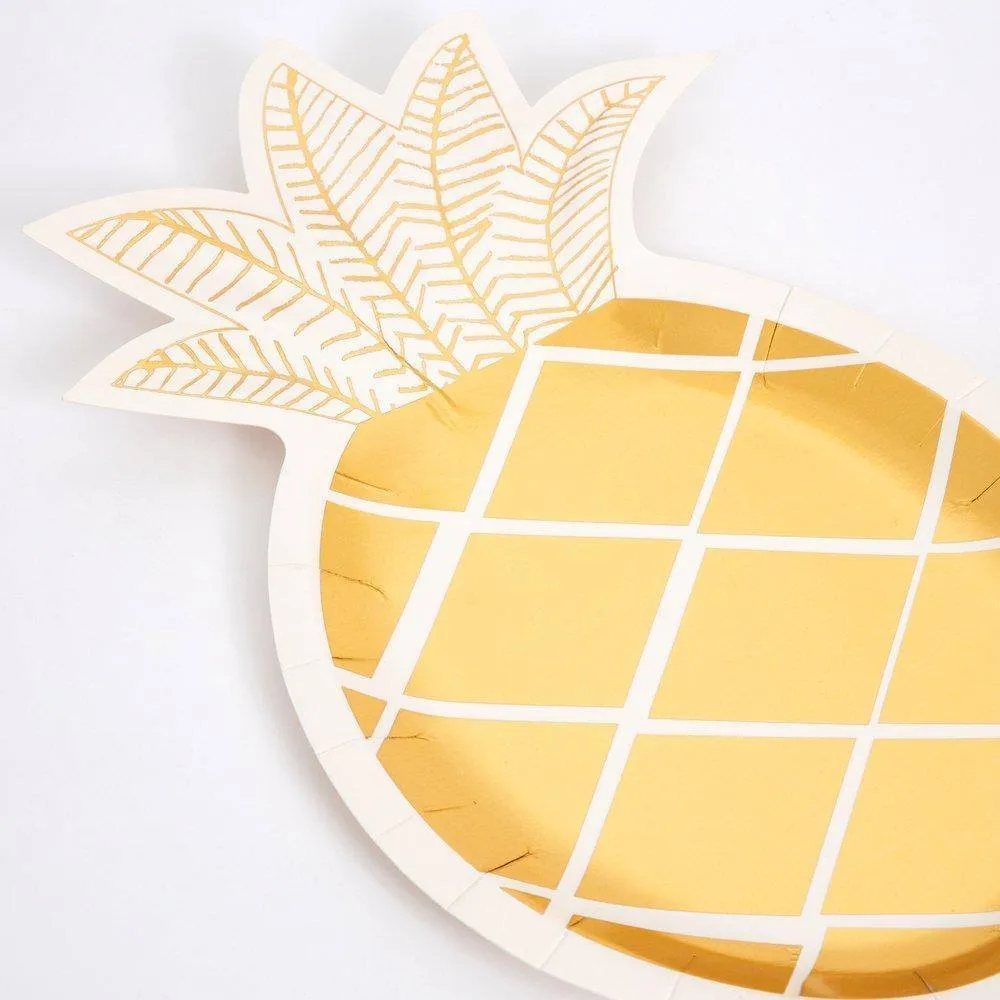 Pineapple Plates (set of 8)