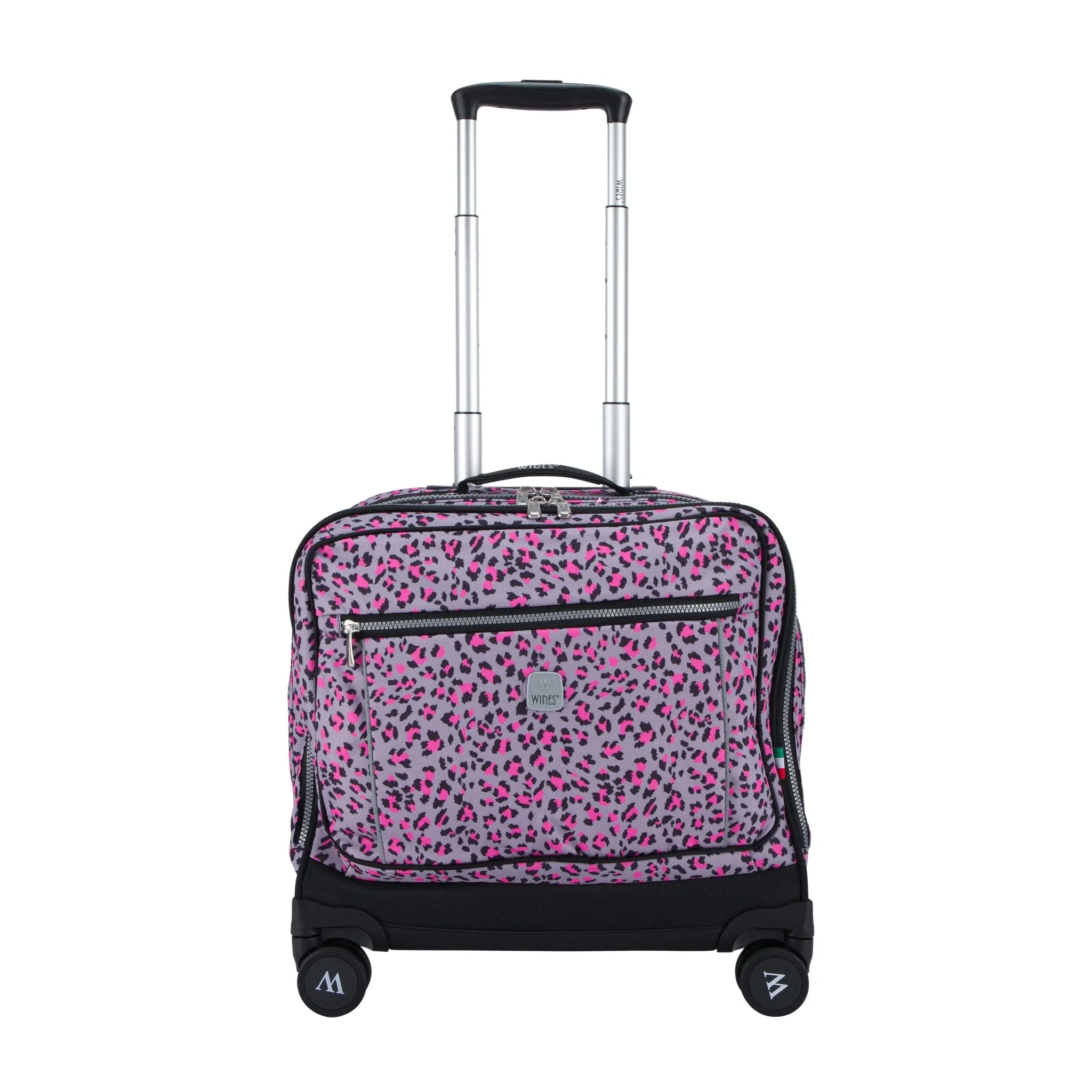 Pink Leopard School Bag Trolley Set of 4(Lunch Bag & Pencil Case) Lunch Box