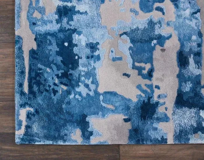 Prismatic PRS10 Blue/Grey Rug