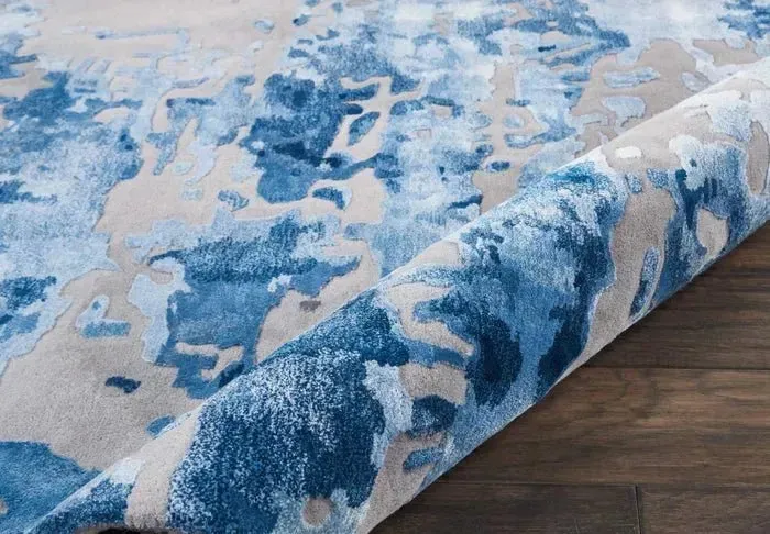 Prismatic PRS10 Blue/Grey Rug