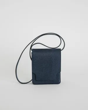 Pump Classic in Navy Blue Croc