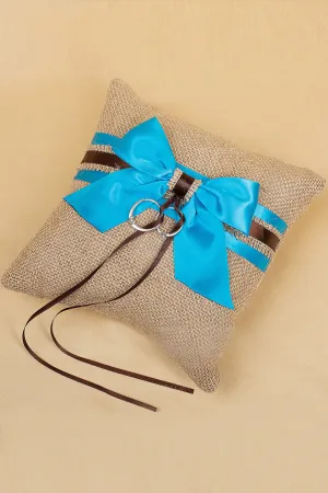 Pure Elegance Ring Pillow With Ribbons/Bow