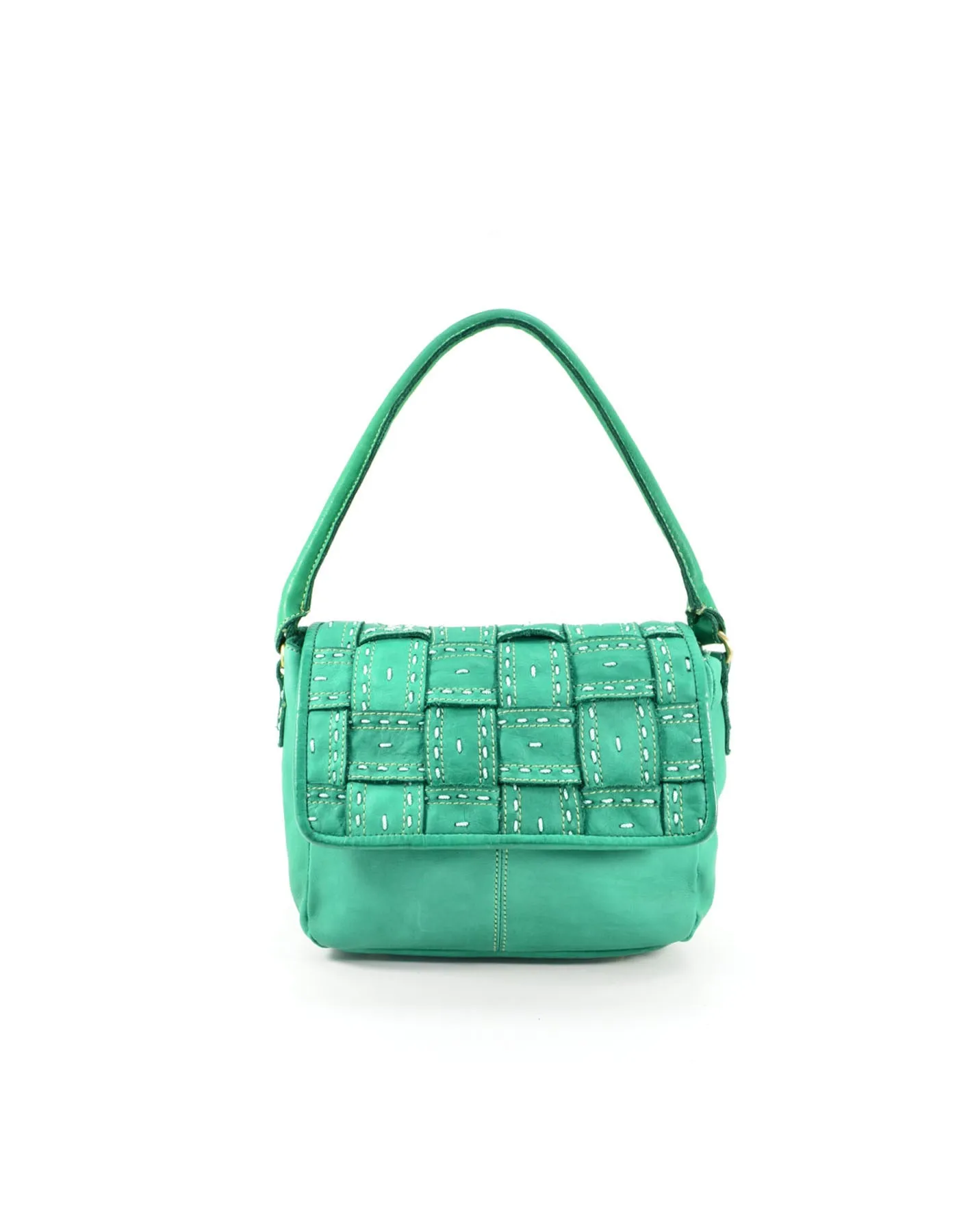 Quilted leather vintage flap crossbody bag wholesale
