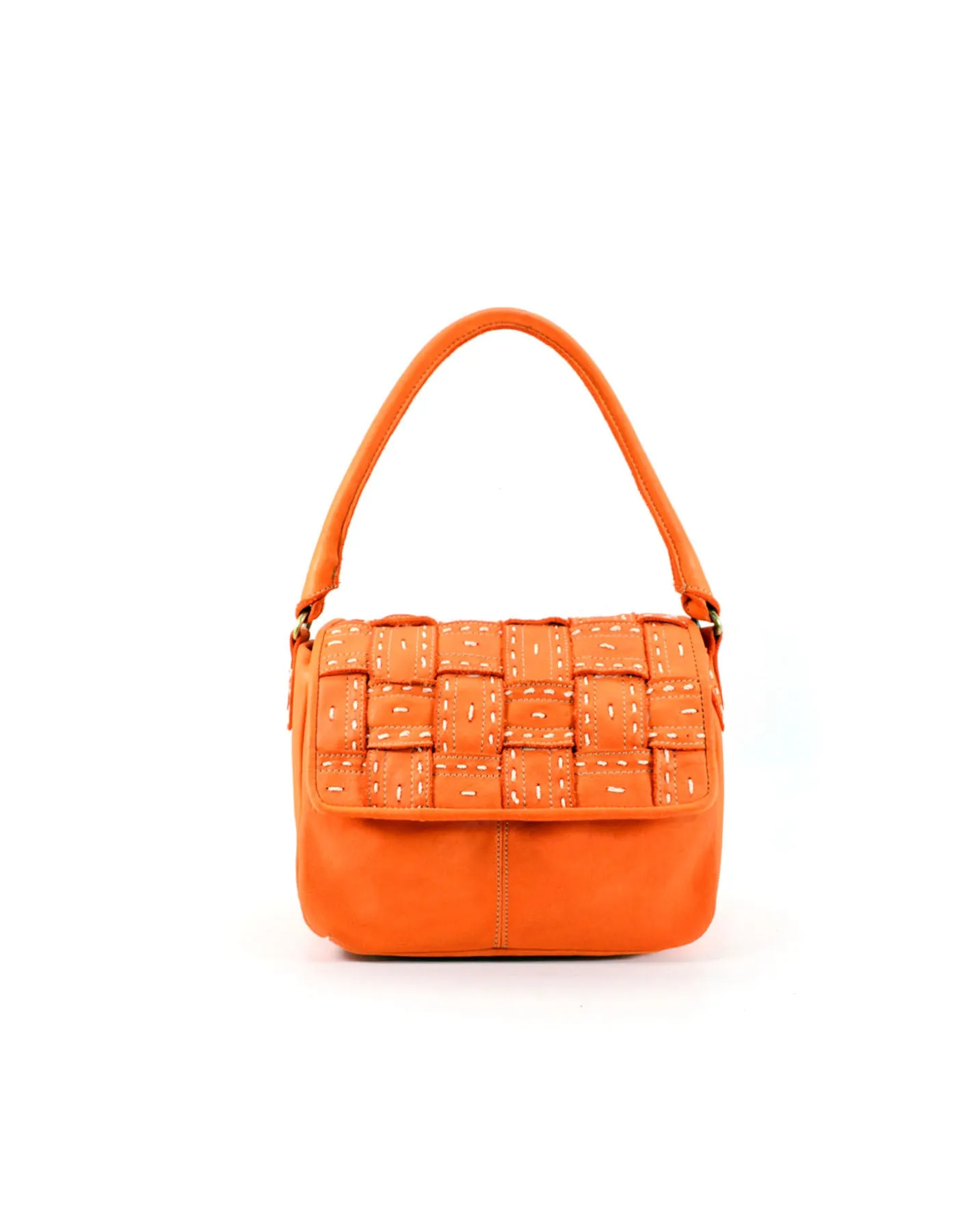 Quilted leather vintage flap crossbody bag wholesale