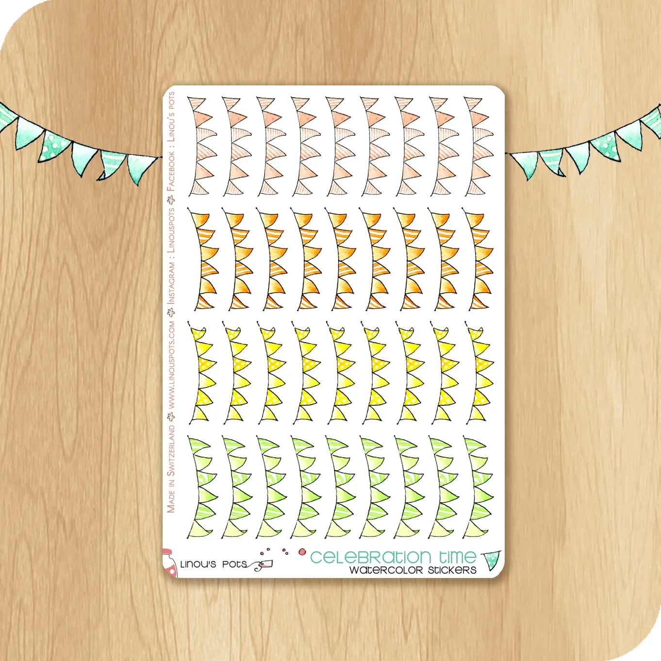 Rainbow Collection - Orange Party Banners