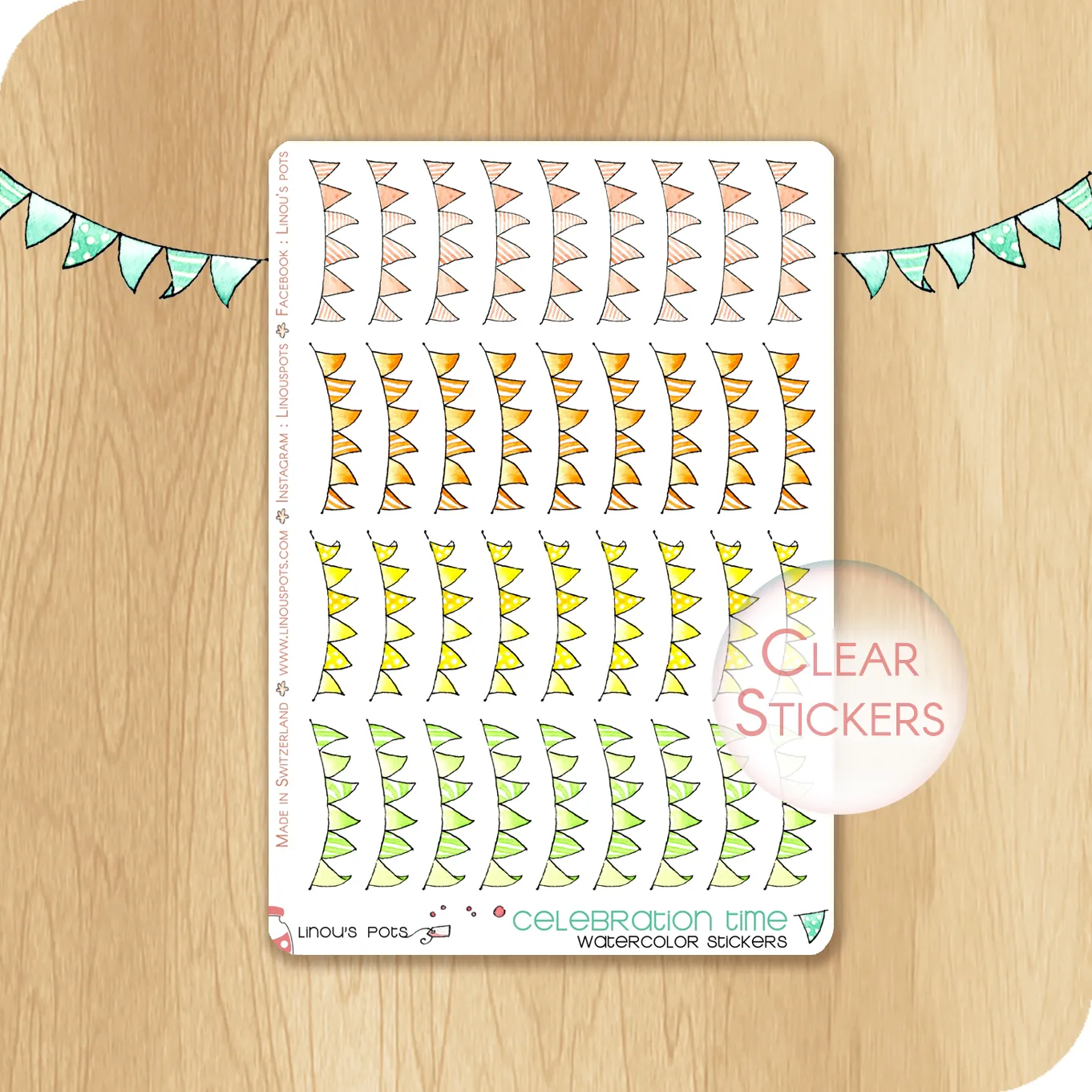 Rainbow Collection - Orange Party Banners