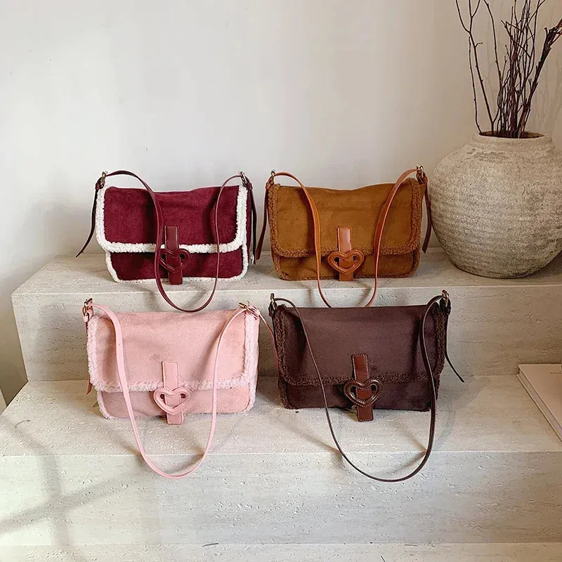 Retro Design Small PU Leather Soft Flap Bag