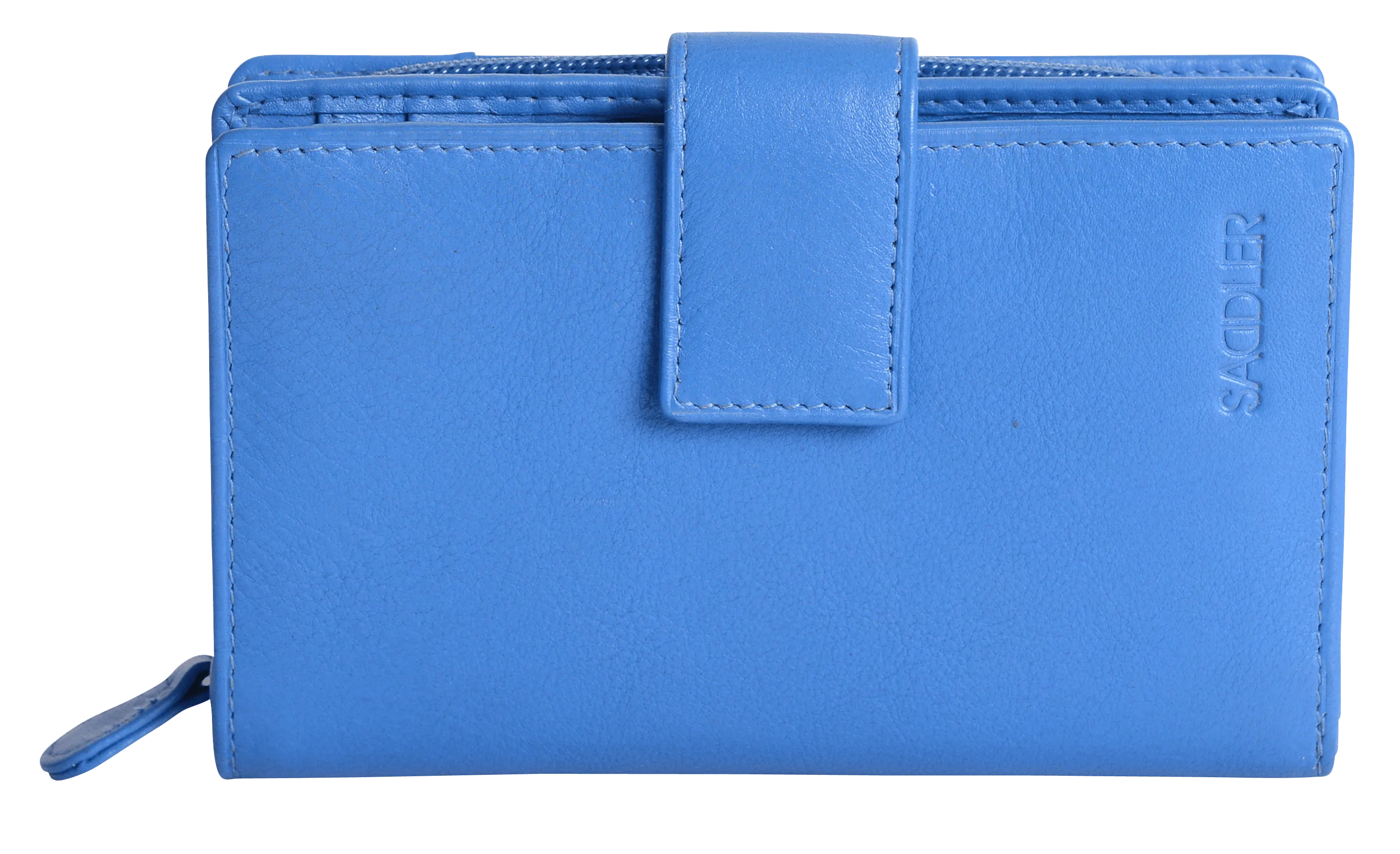 SADDLER GEORGIE Leather Double-Sided Purse - 13 Card Slots, Generous Space for Notes and Coins - RFID Protected