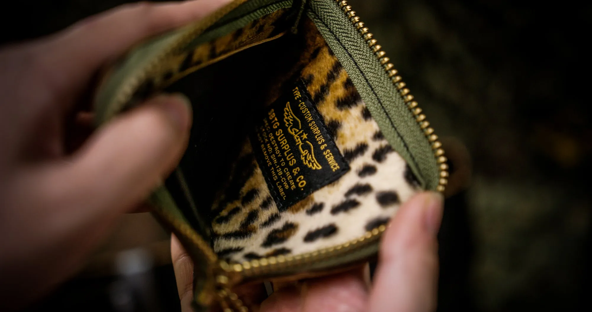 SBTG X SECONDNATVRE 'Delta 138' Zip Wallet