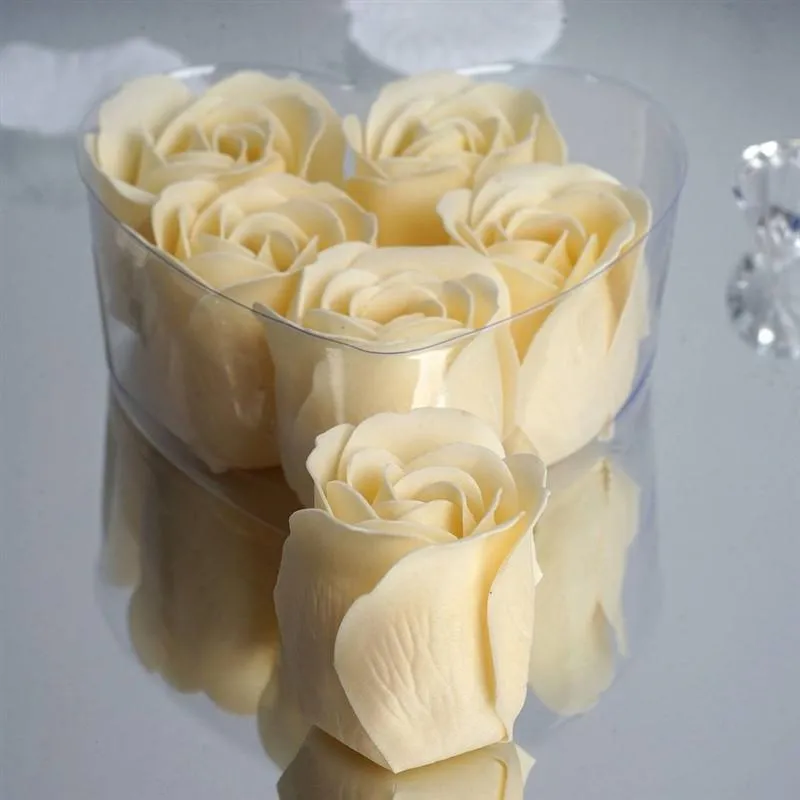 Scented Rose Soap Gift Box - Ivory