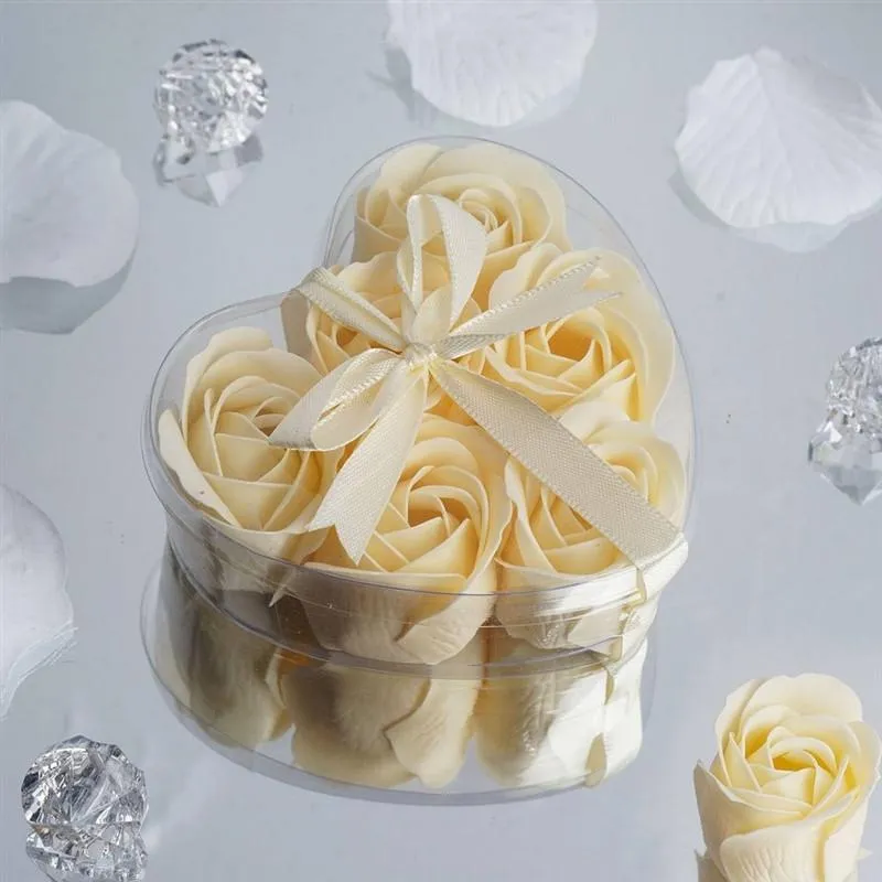 Scented Rose Soap Gift Box - Ivory