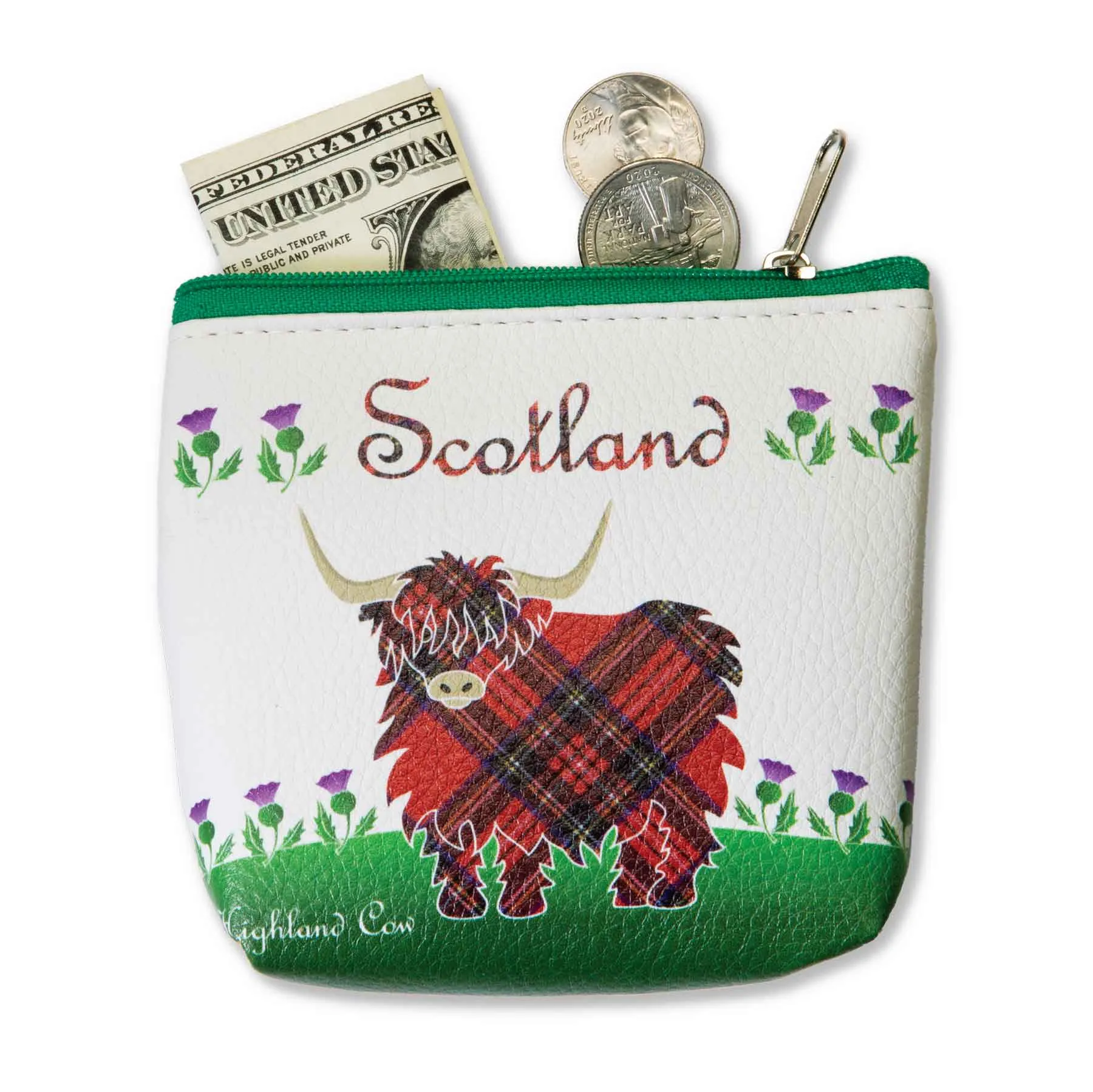 Scotland Highland Cow Coin Purse