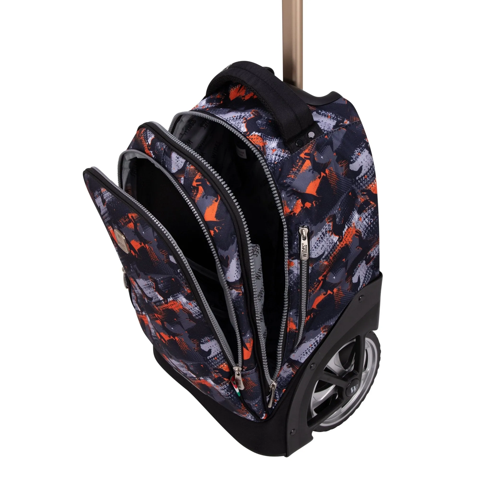 Shadow Big Wheel School Bag Trolley Set of 3 (Lunch Bag & Pencil Case)