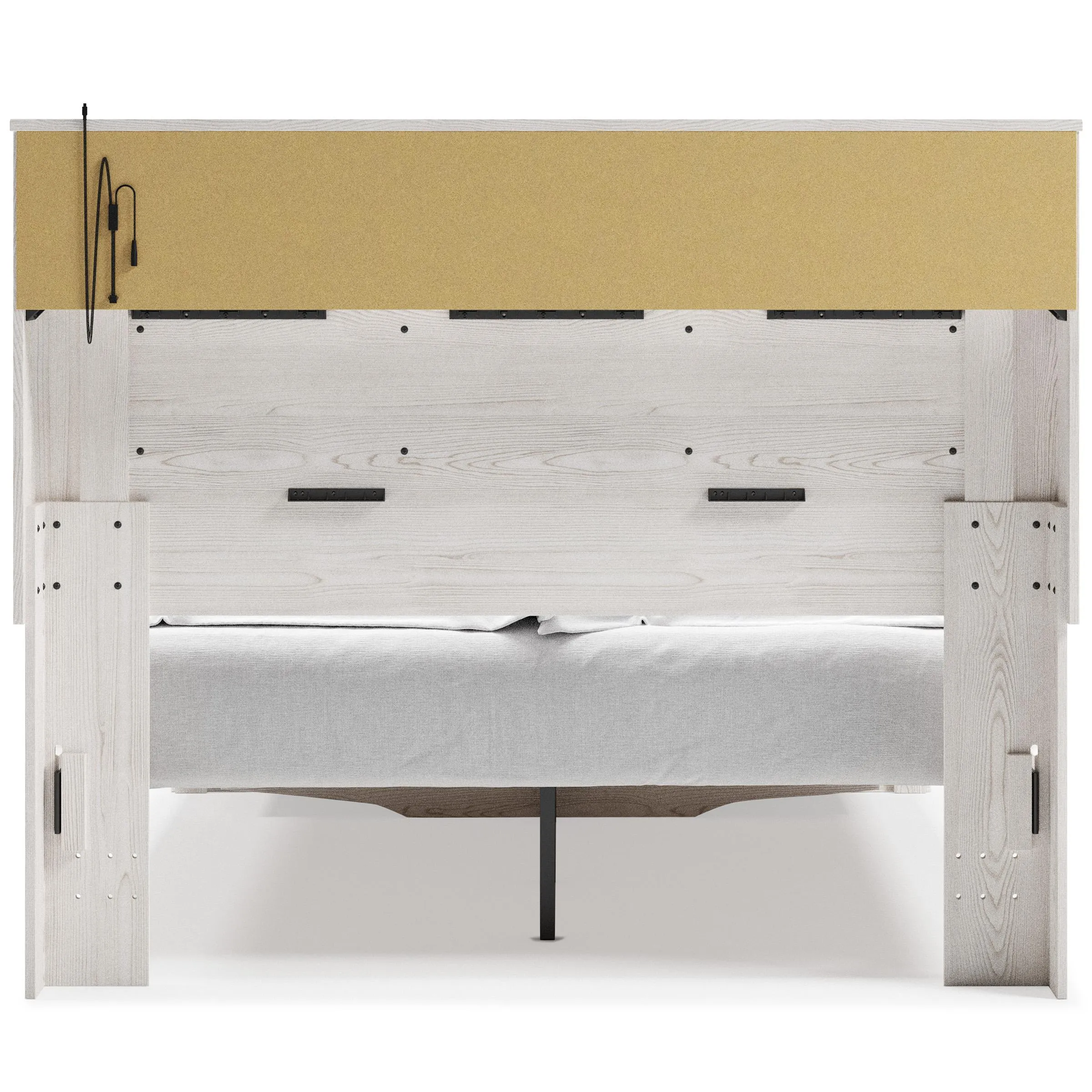 Signature Design by Ashley Altyra Queen Upholstered Bookcase Bed with Storage B2640-65/B2640-54S/B2640-95/B100-13