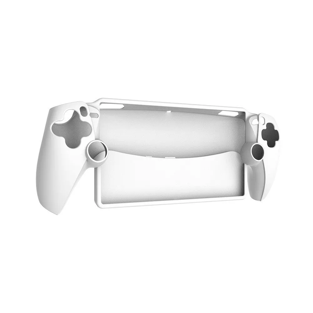 Silicone Protective Case for Playstation 5 Portal Full Protection Grip Cover Case Protector White