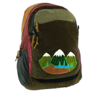 Sport pack in  cotton Denim & Corduroy with mountain applique