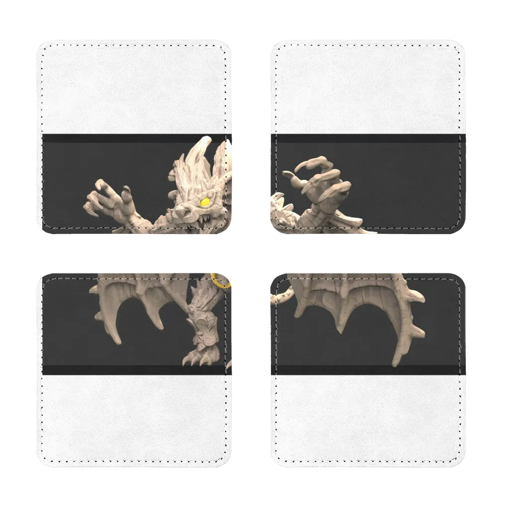 Stone Rock Creature Sublimation Coasters Pack of Four