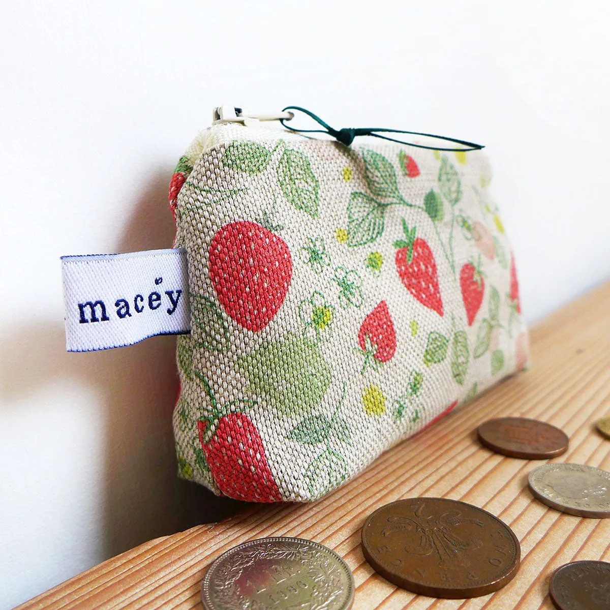 Strawberries Coin Purse