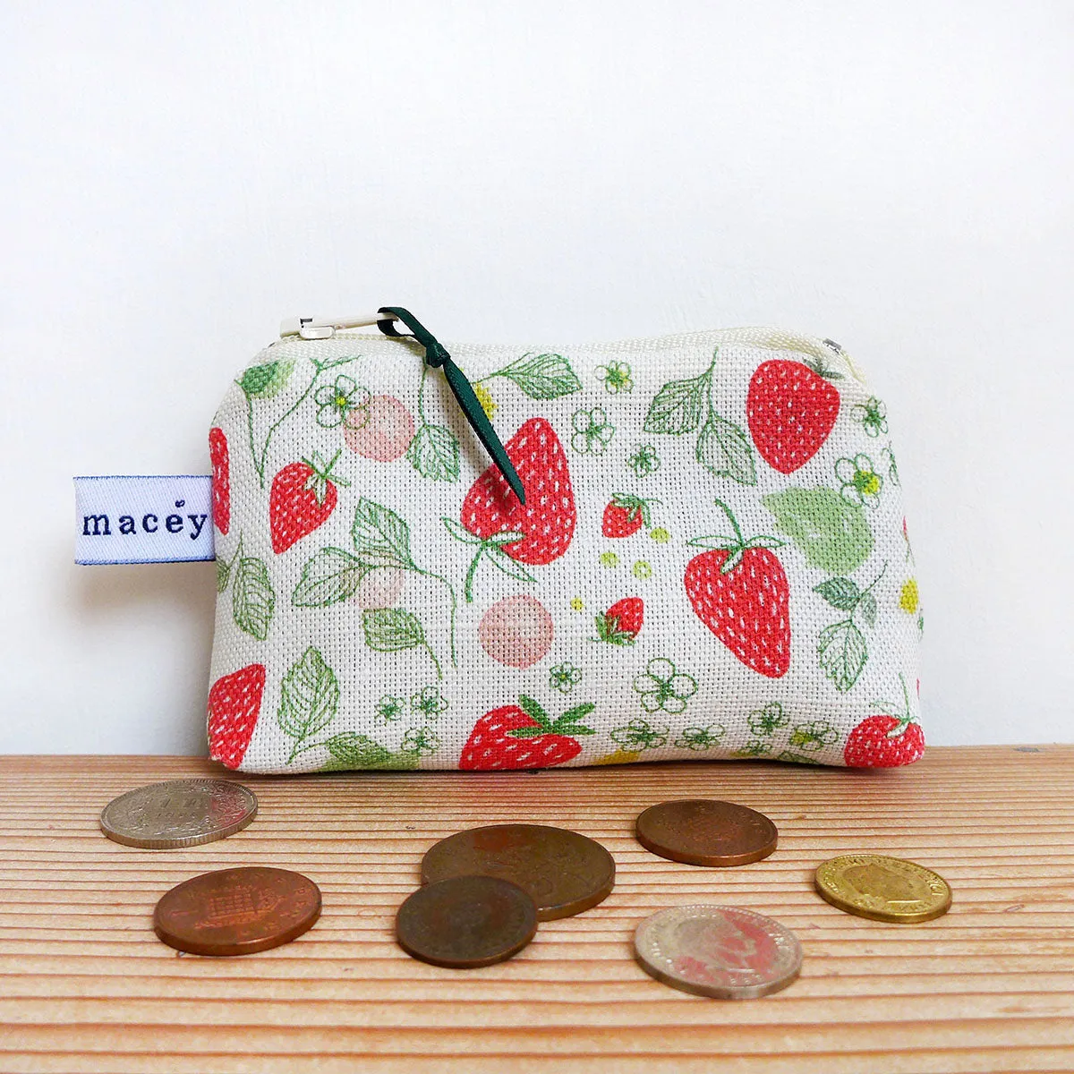 Strawberries Coin Purse