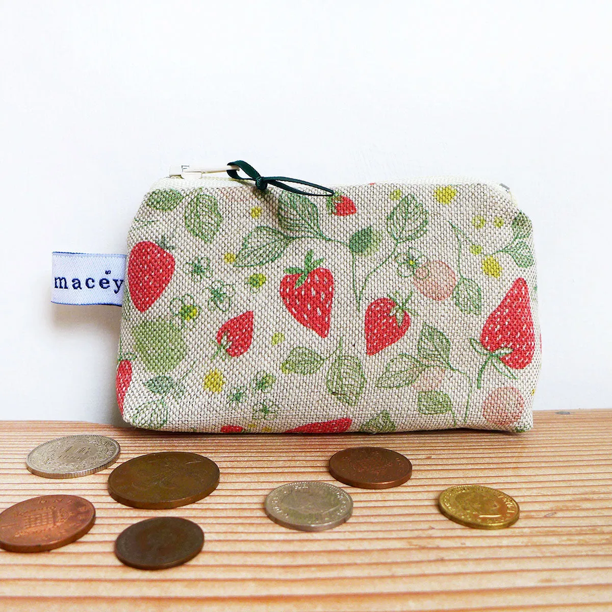 Strawberries Coin Purse