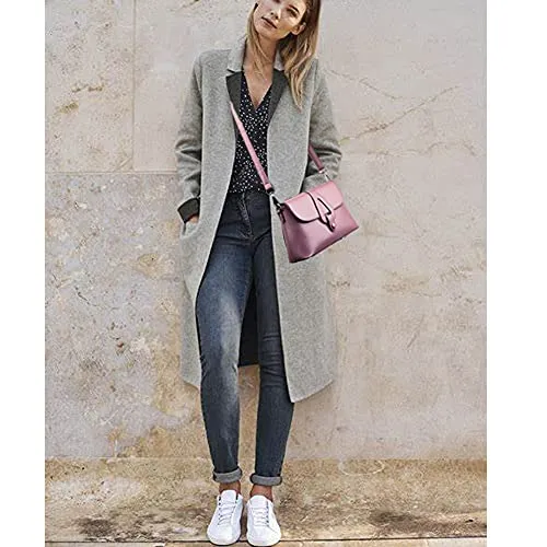Striking & Spacious Crossbody Shoulder Satchel Handbag  (4 colors)
