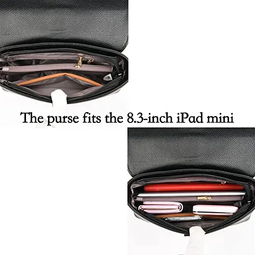 Striking & Spacious Crossbody Shoulder Satchel Handbag  (4 colors)