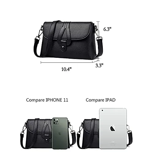 Striking & Spacious Crossbody Shoulder Satchel Handbag  (4 colors)