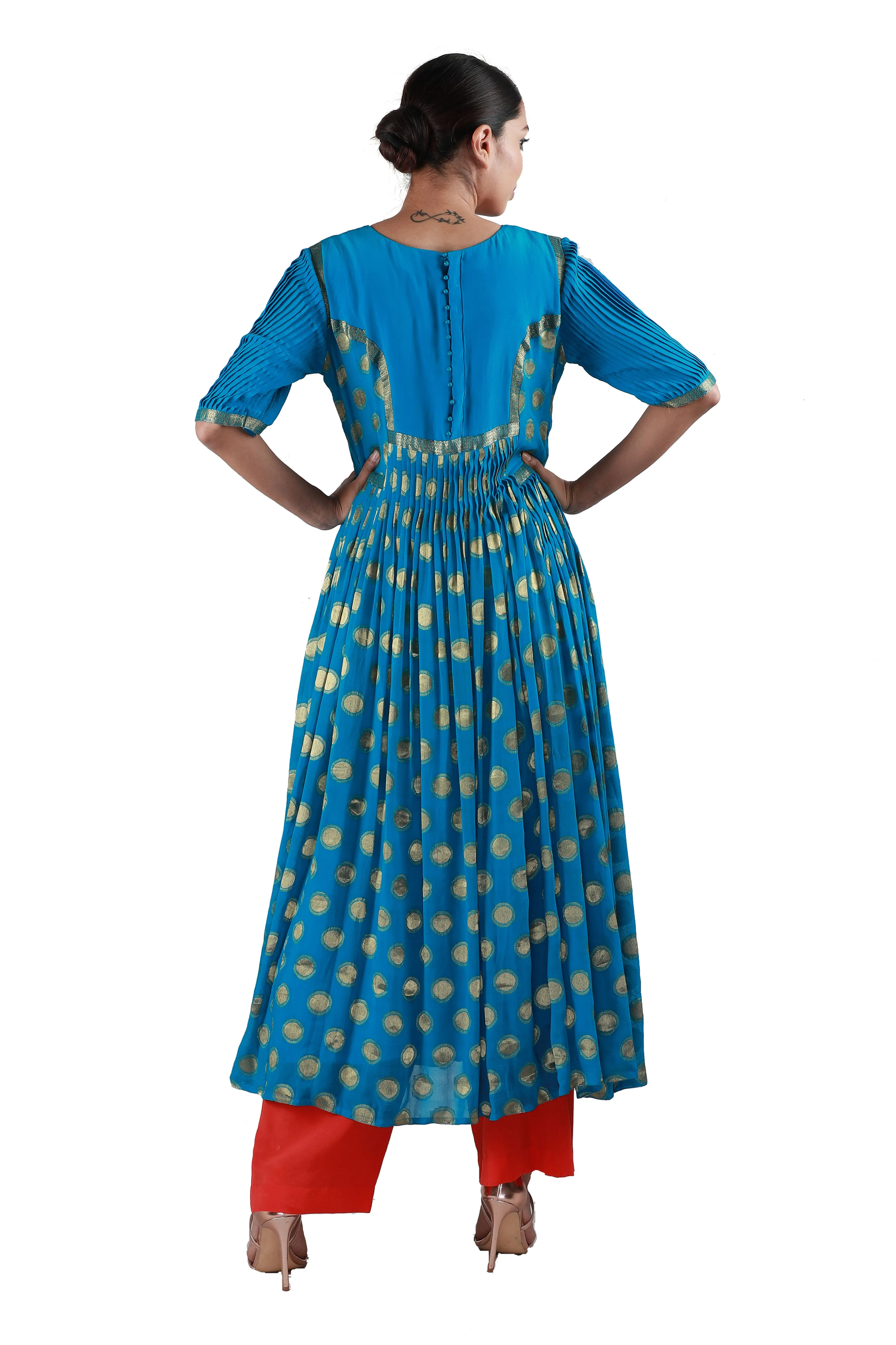 Striking Blue Salwar