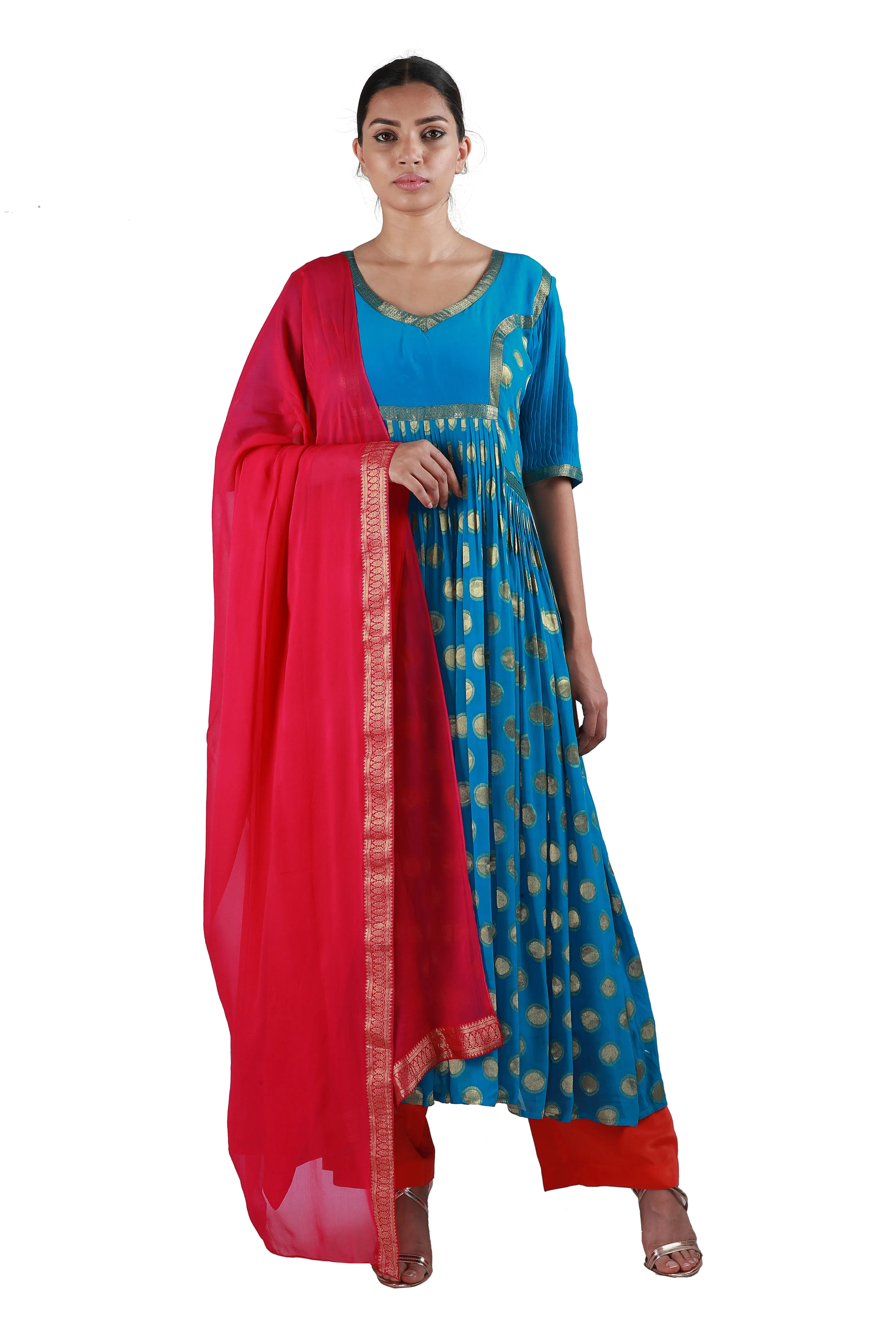 Striking Blue Salwar