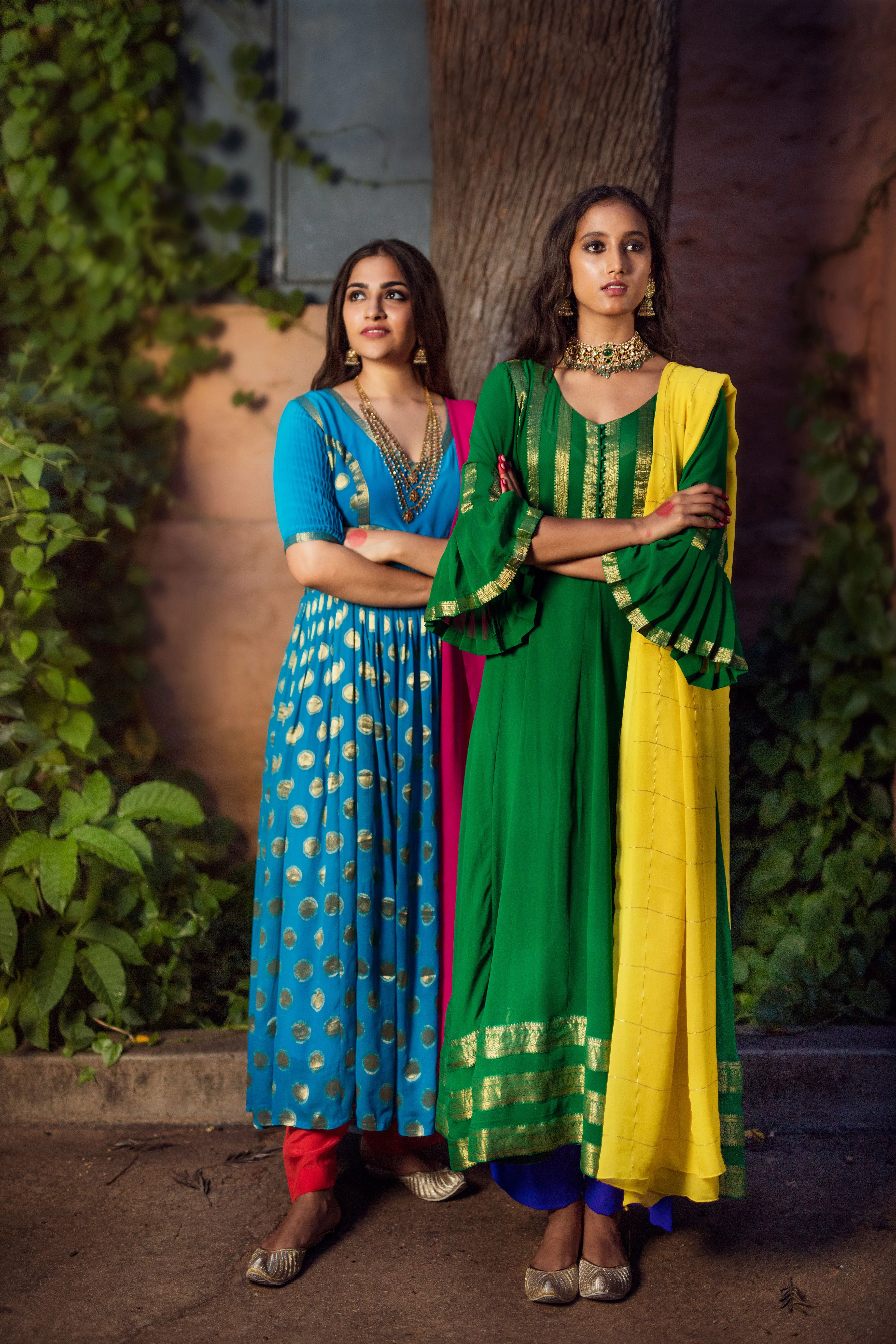 Striking Blue Salwar