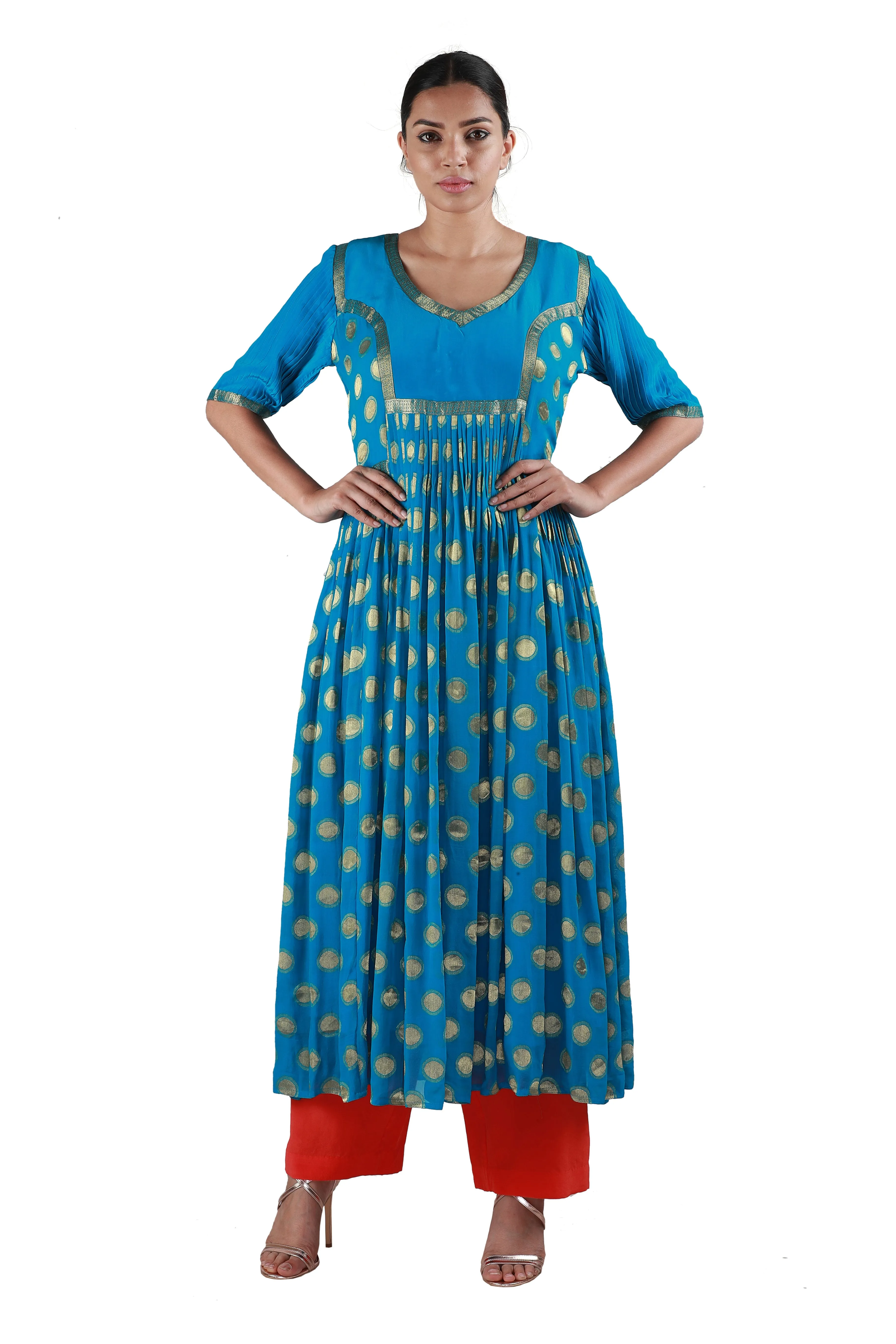Striking Blue Salwar