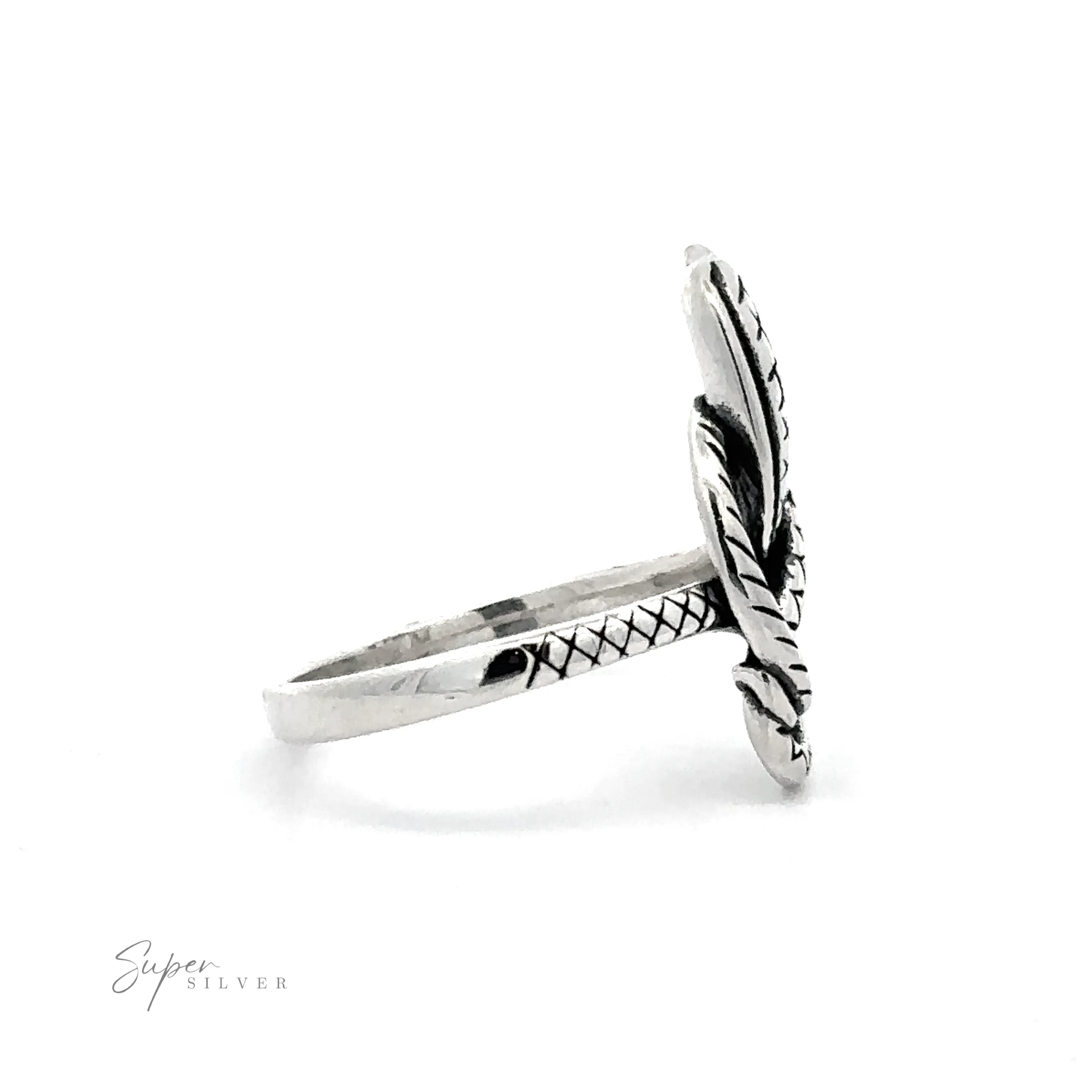 Striking Coiled Snake Ring