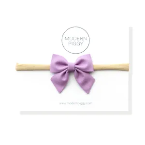 Striking Purple | Mini Piggy Bow