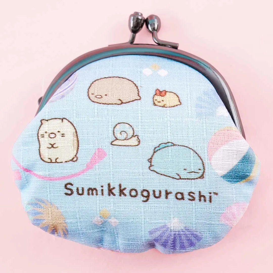 Sumikko Gurashi & Uchiwa Clasp Coin Purse