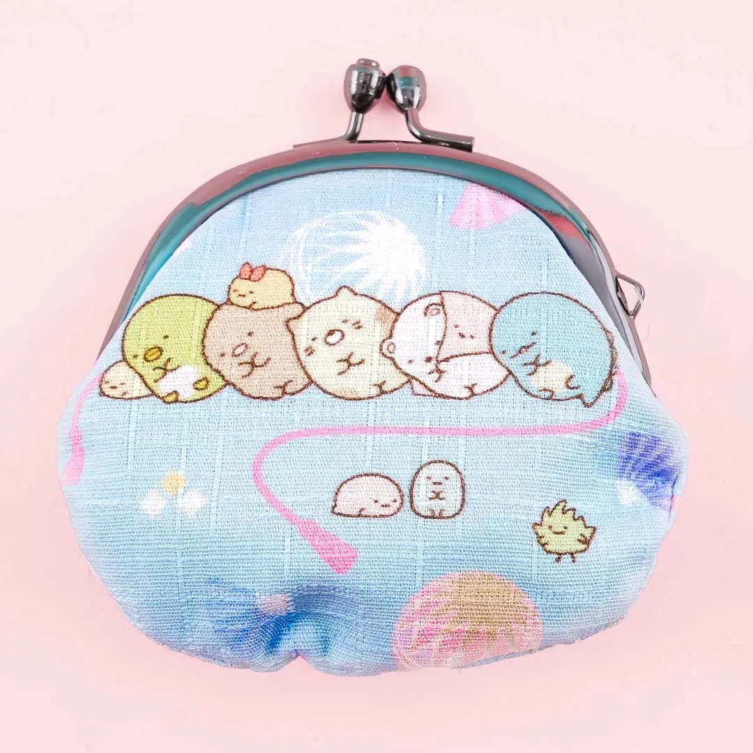 Sumikko Gurashi & Uchiwa Clasp Coin Purse