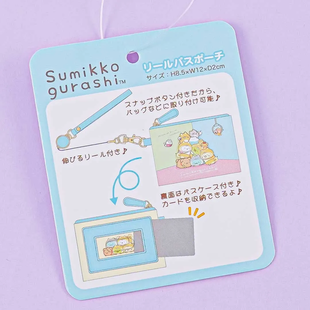 Sumikko Gurashi Dress Up Striped Purse With Pass Compartment