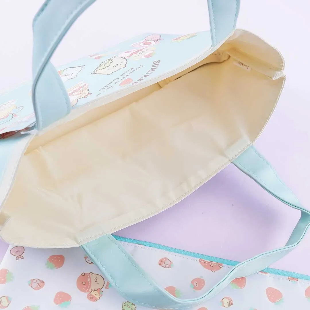 Sumikko Gurashi Strawberry Fair 2-Way Insulated Lunch Bag