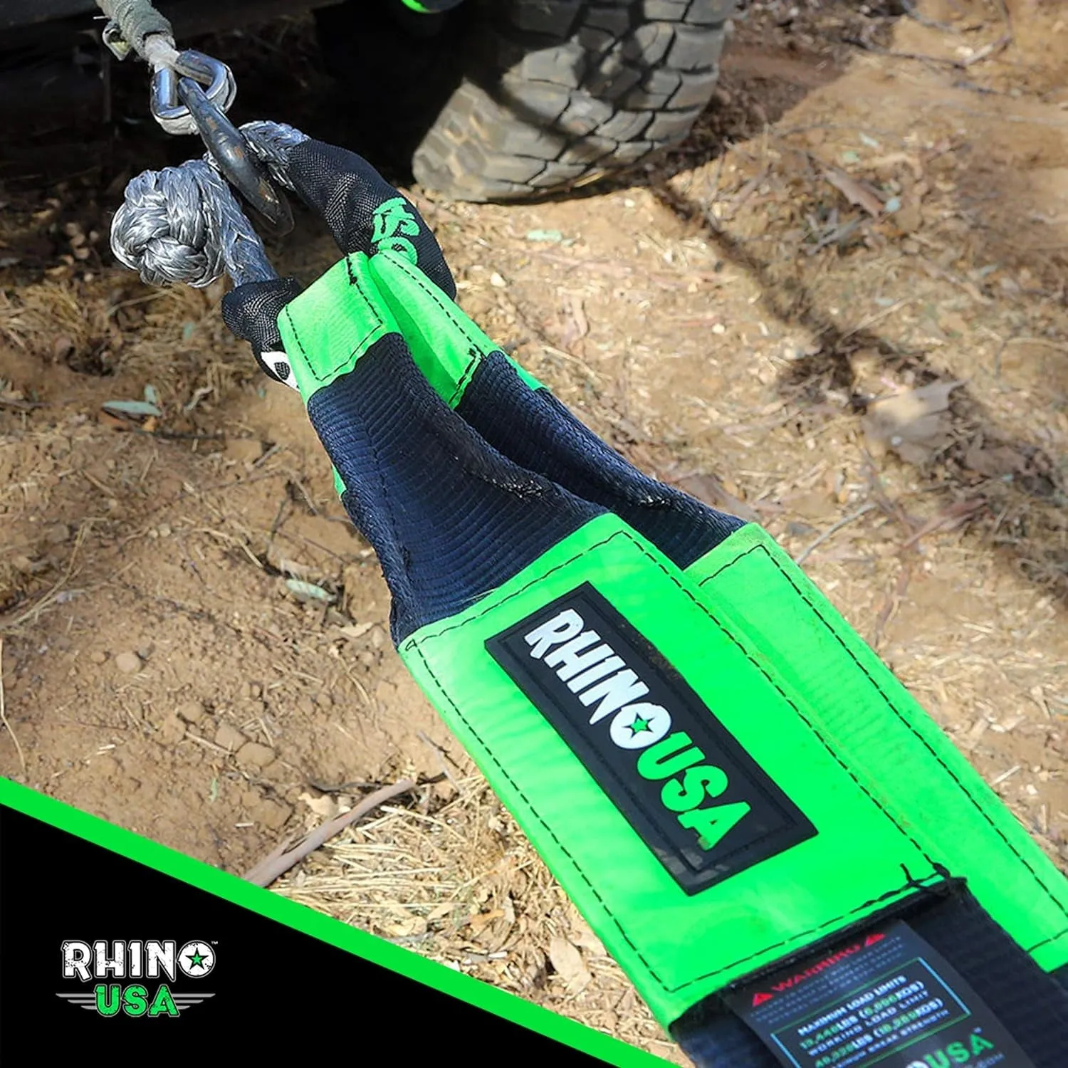 Super Strong Tug-O-War Strap (4" X 30') - Exceptional Lifting Capacity and Includes Stylish Carry Bag