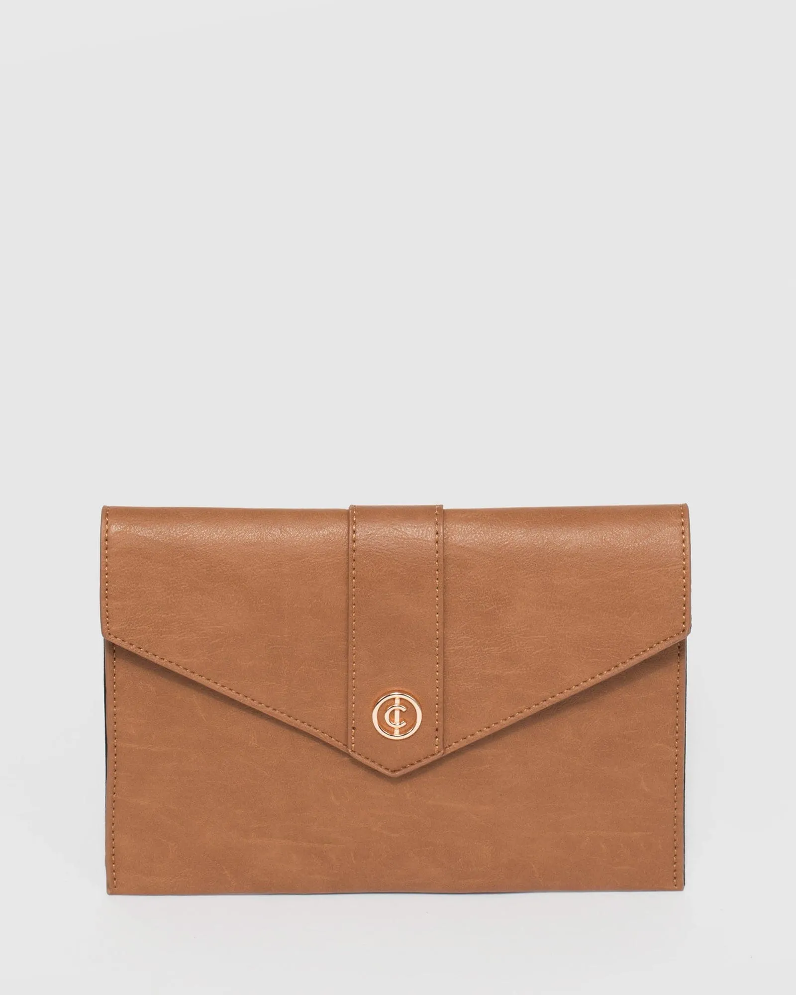 Tan Megan Chain Tote Bag