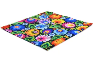 Textile Muti functional scarf Black