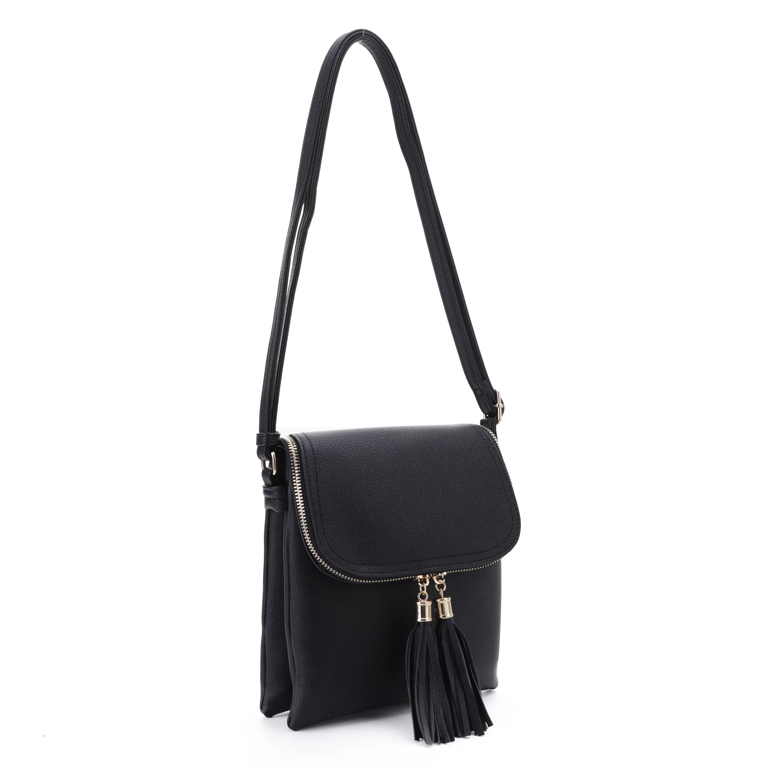 Thalia Double Tassel Flap Crossbody
