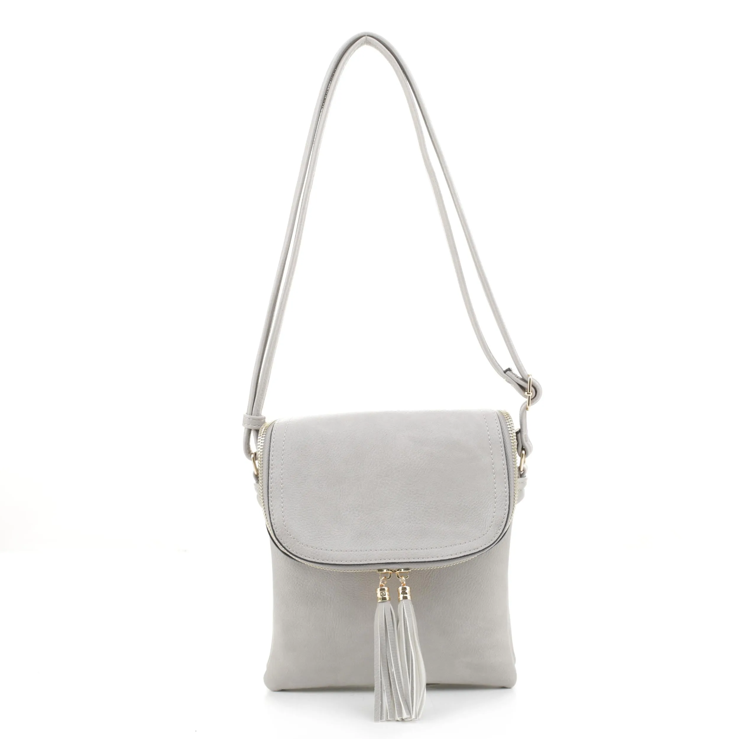 Thalia Double Tassel Flap Crossbody