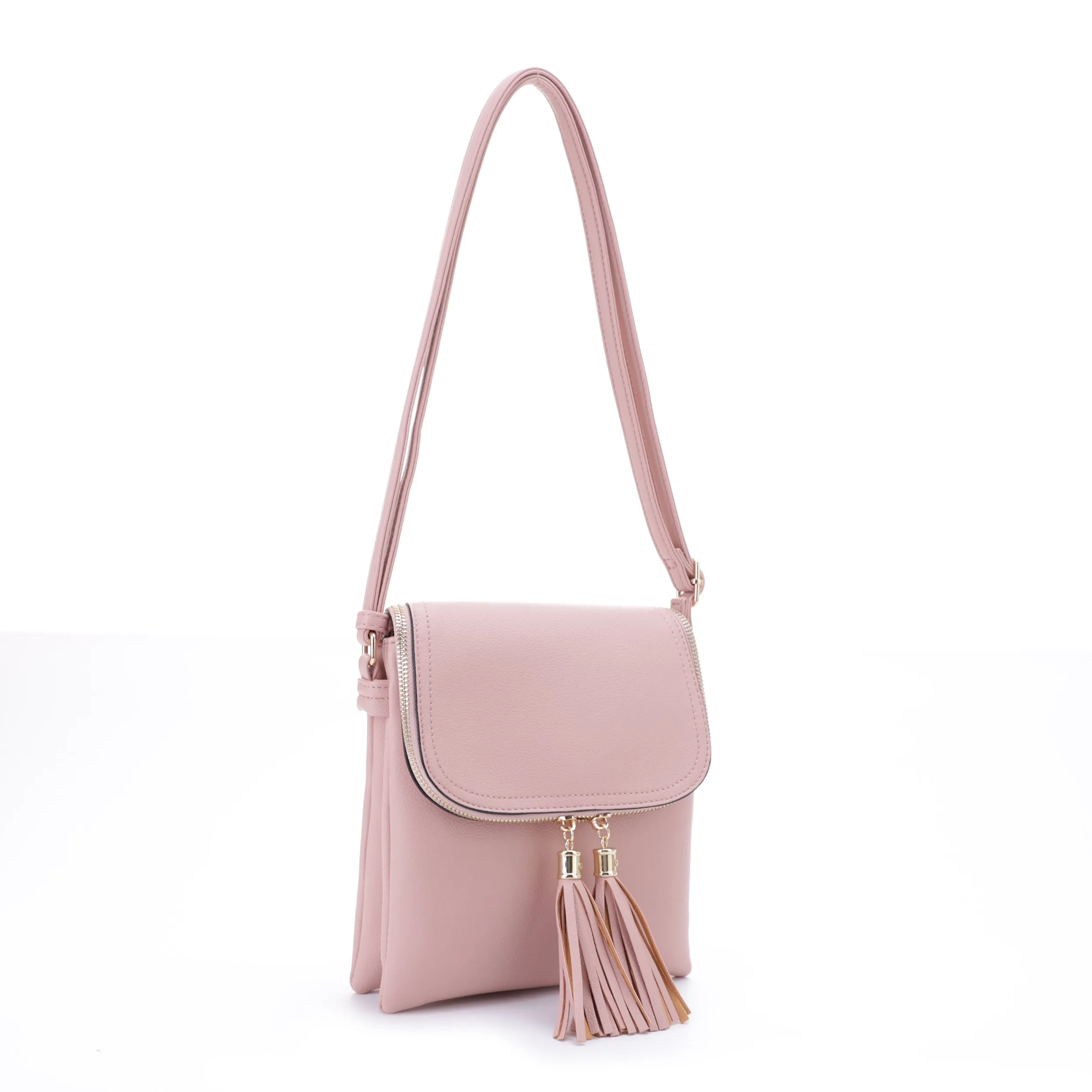 Thalia Double Tassel Flap Crossbody